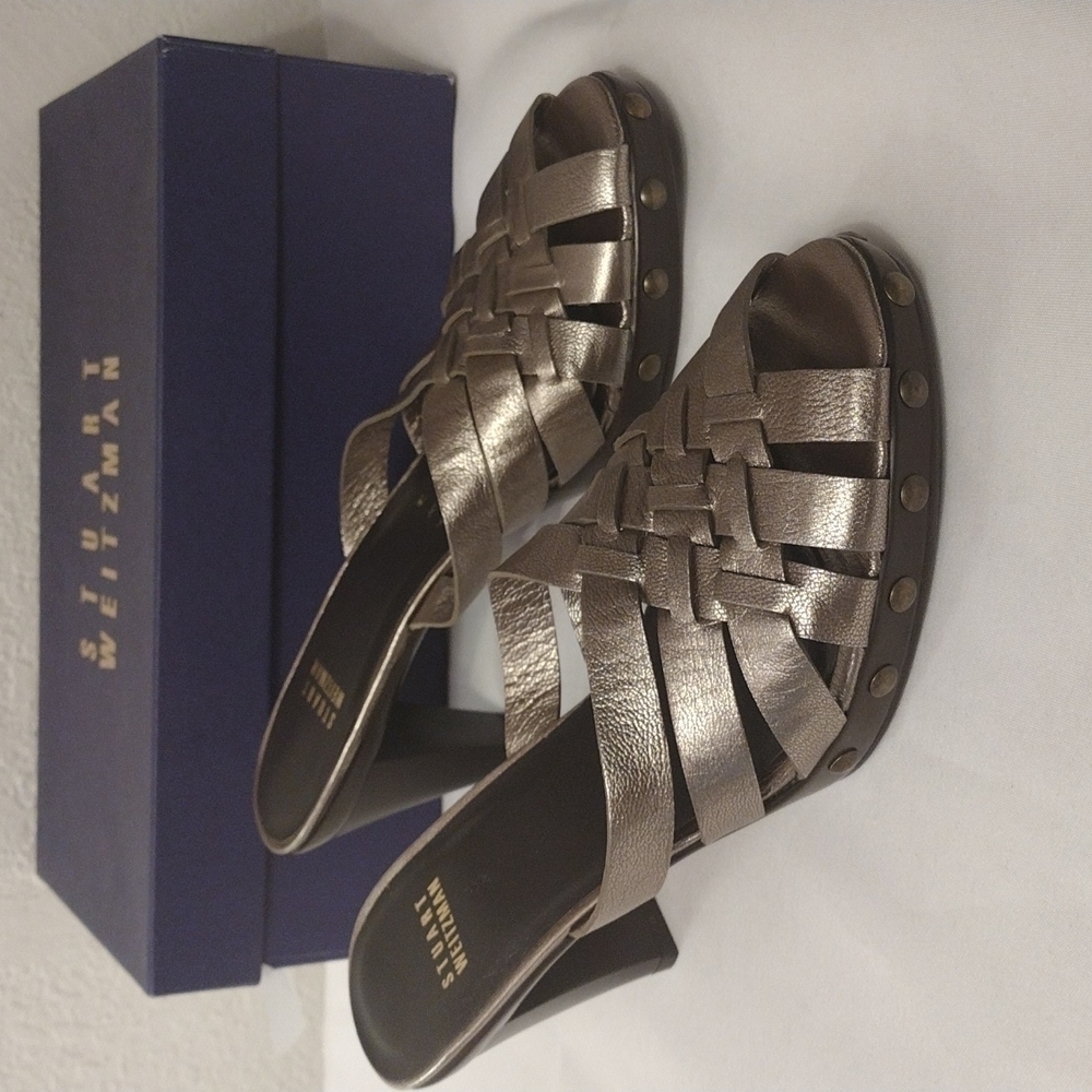 Stuart weitzman heel mules size 6.5 New - Picture 9 of 14